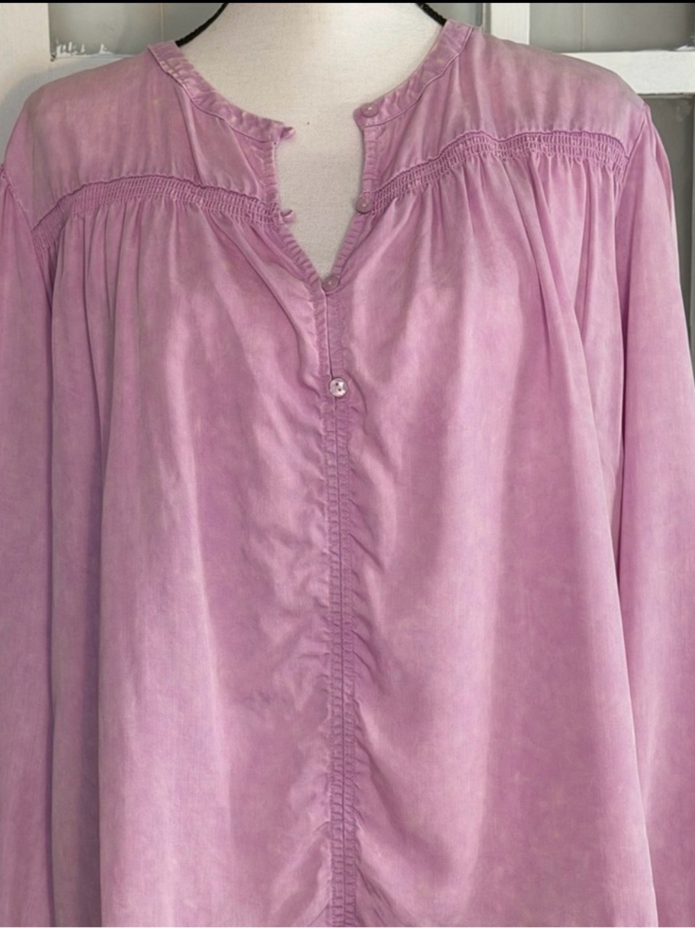 Time and Tru Light Mauve Blouse